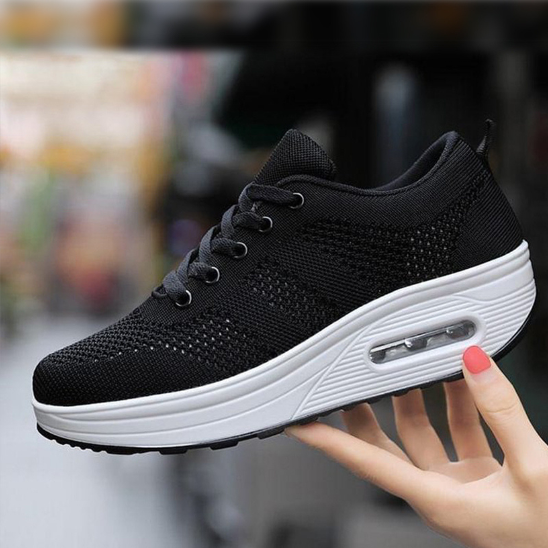 Sapatos Ortopédicos Leves com Malha Respirável para Mulher