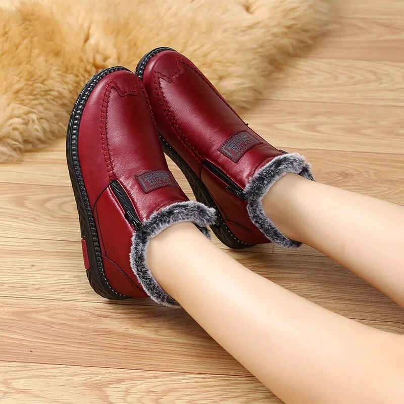 Botas Polar em pele para mulher