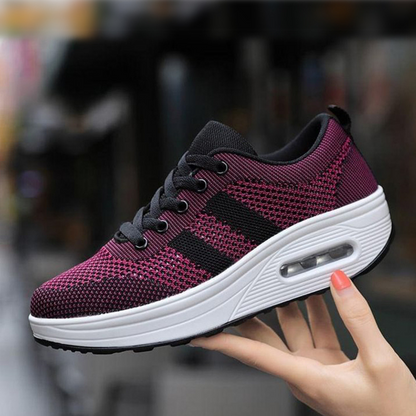 Sapatos Ortopédicos Leves com Malha Respirável para Mulher
