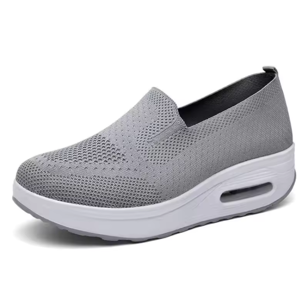 Sapatos ortopédicos para mulher sem atacadores com sola macia