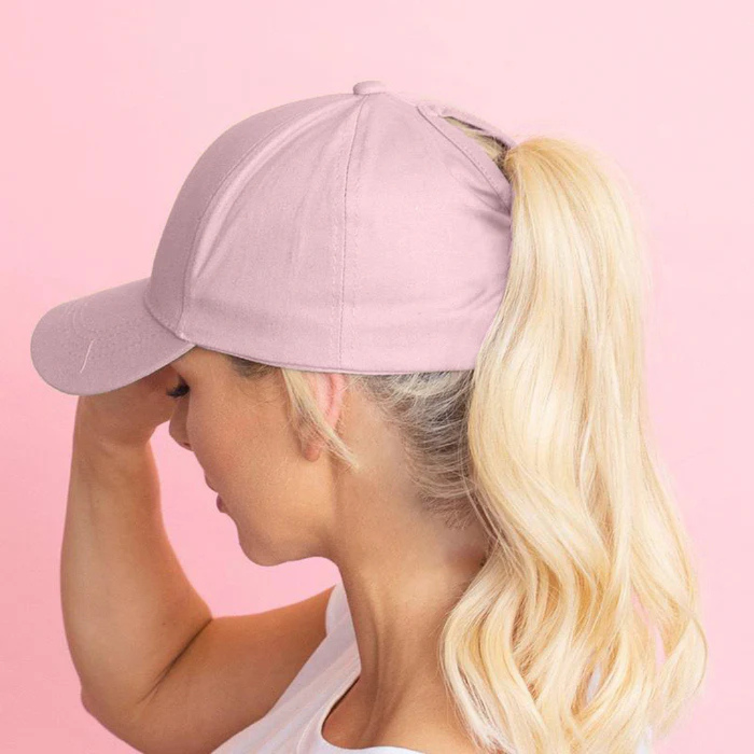 Boné Desportivo para Mulher com Abertura para Rabo de Cabelo