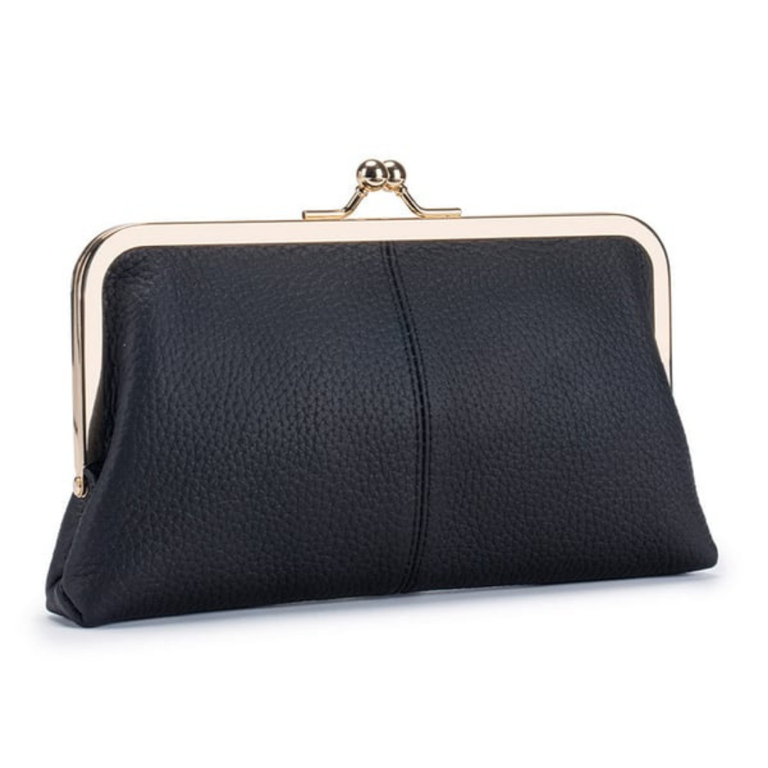 Bolsa de Couro Genuíno para Mulher Espaçosa com Becho de Beijo