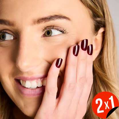 Unhas postiças com adesivo
